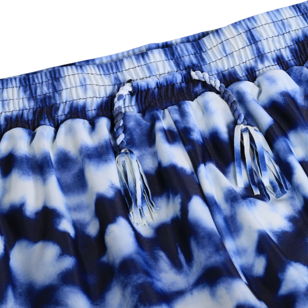 Girls Ocean Tie-Dye Swimsuit & Trunks Set