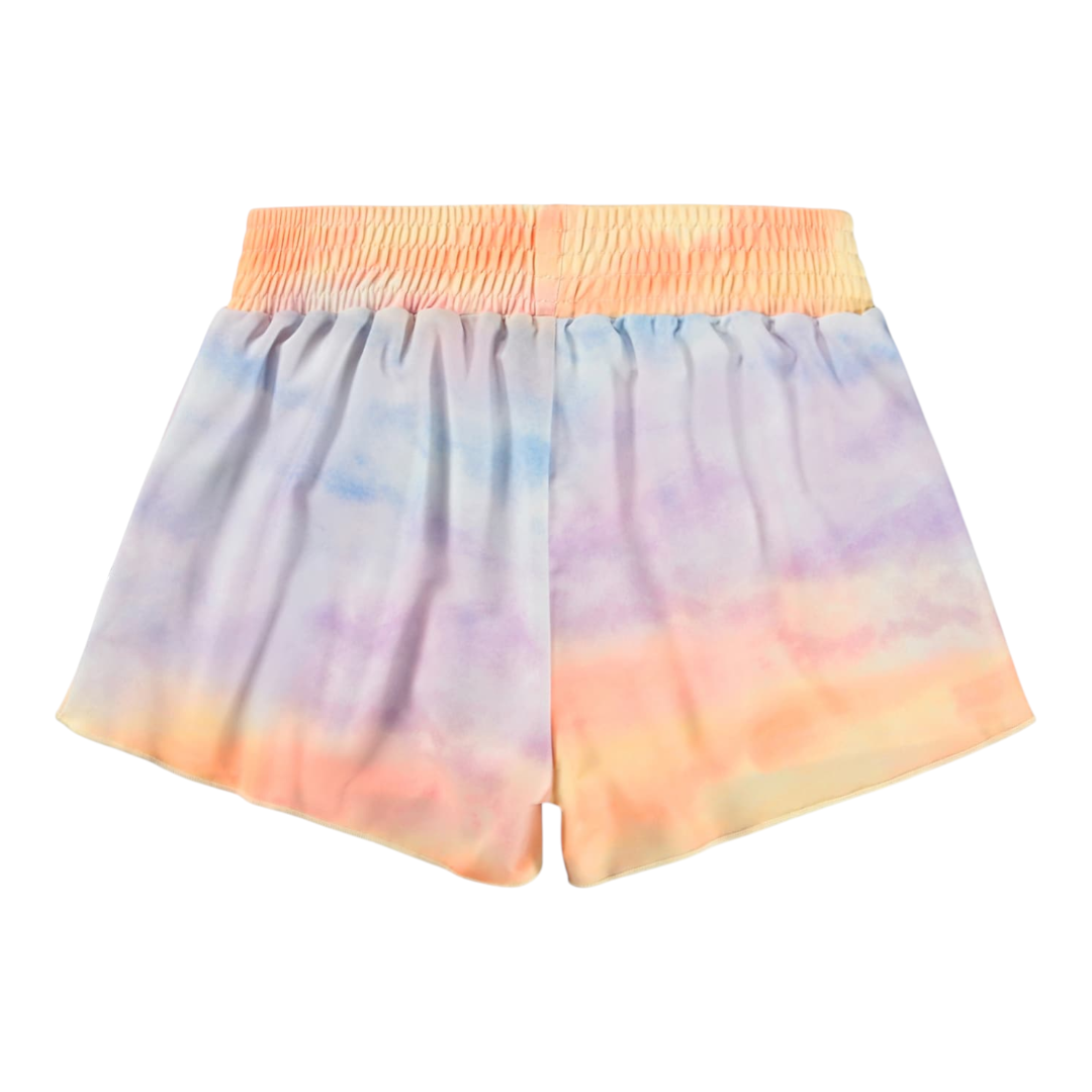 Girls Sunset Cloud Swimsuit & Trunks Set
