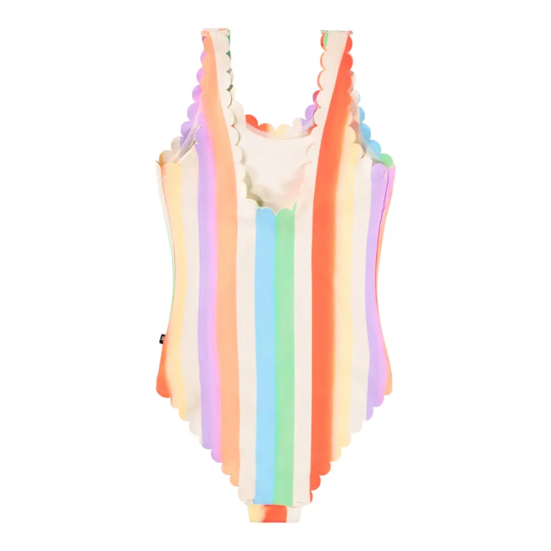 Girls Sunset Stripe Swimsuit & Trunks Set Molo