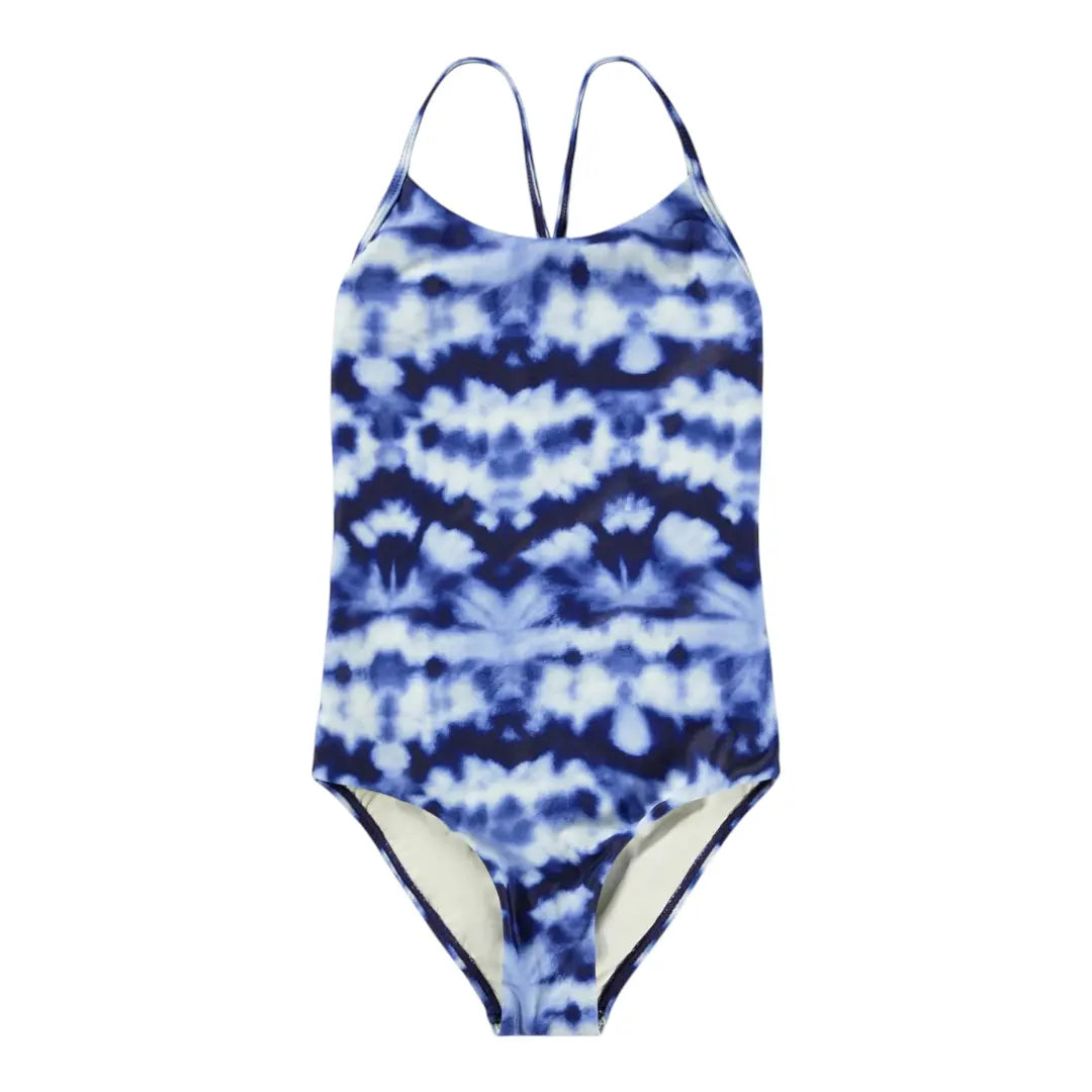 Girls Ocean Tie-Dye Swimsuit & Trunks Set Molo