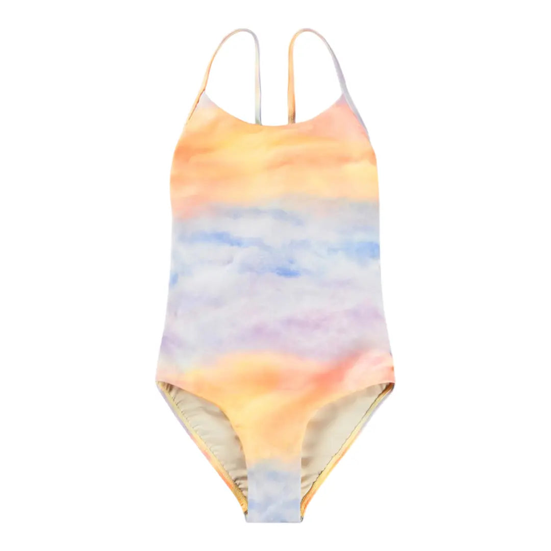 Girls Sunset Cloud Swimsuit & Trunks Set Molo