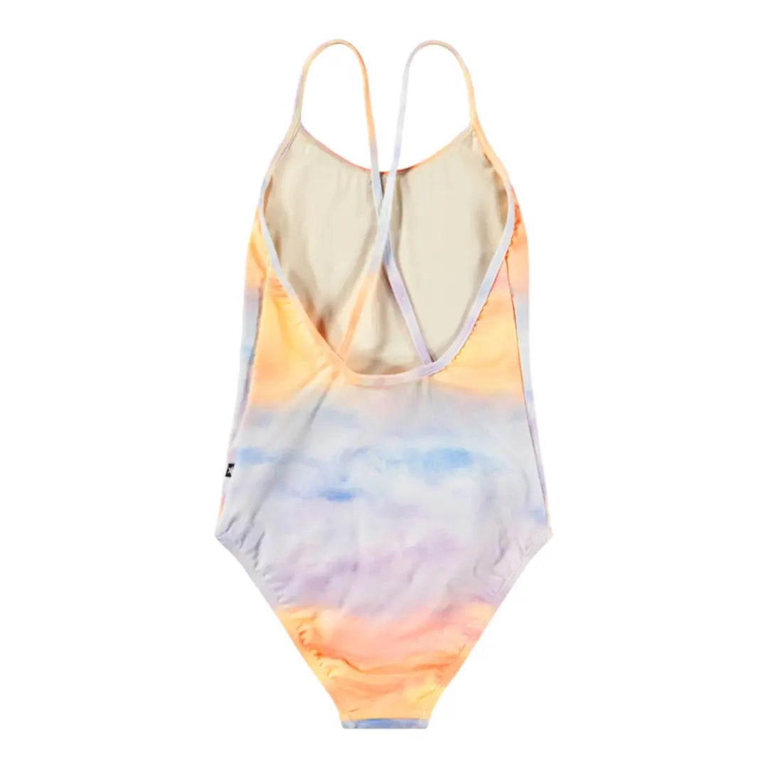 Girls Sunset Cloud Swimsuit & Trunks Set Molo