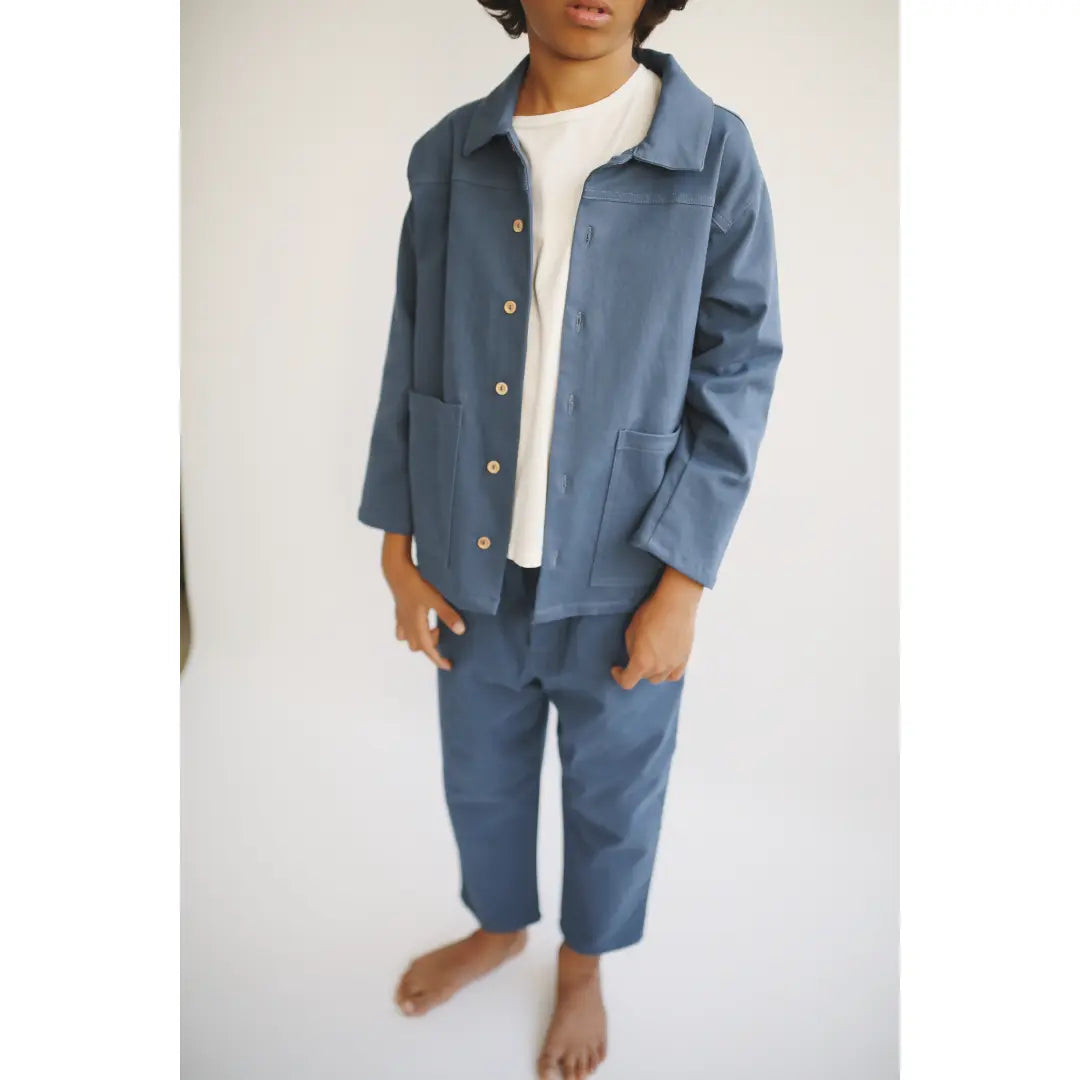 Blue Denim Pants LIILU ORGANICS