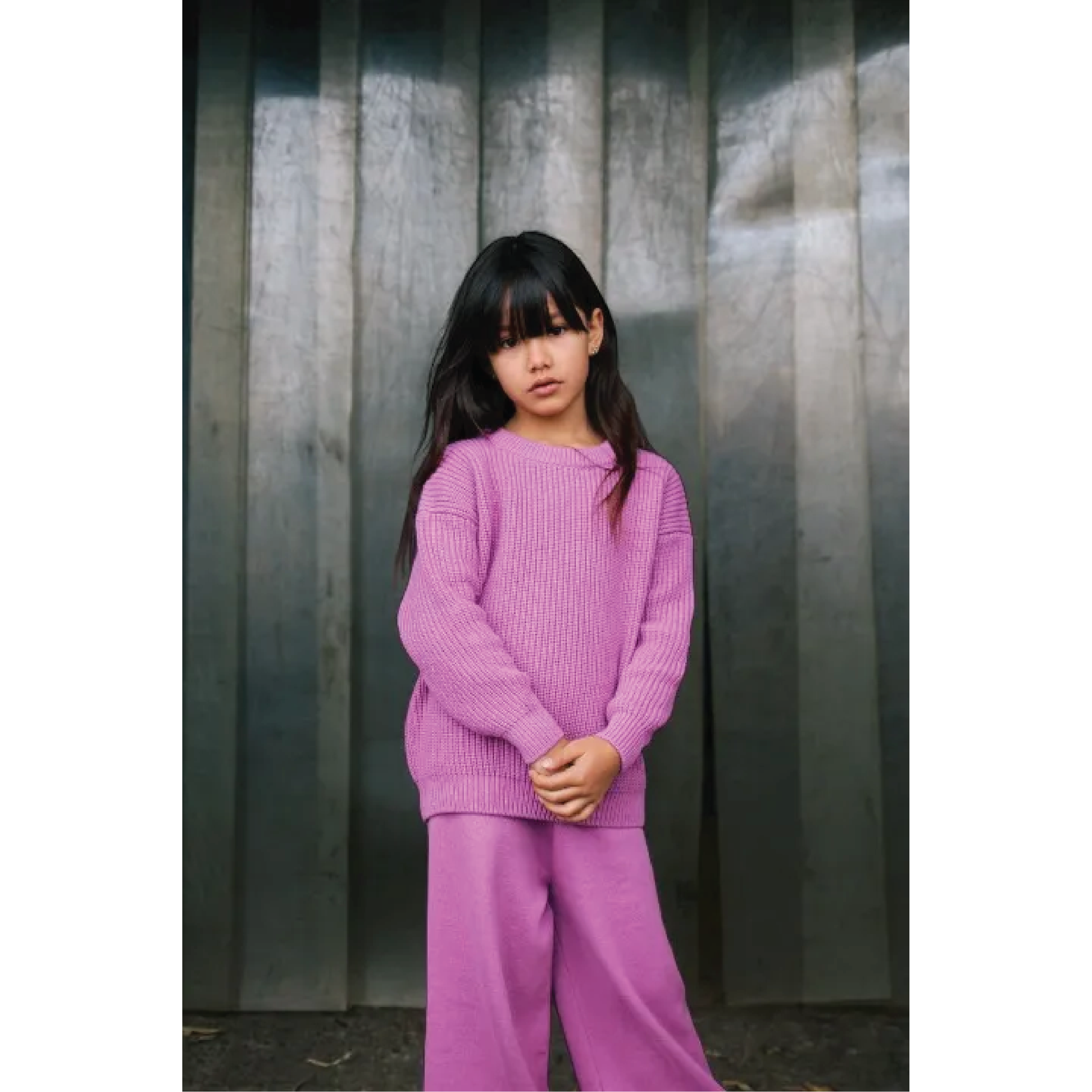Pink Charlie knitted sweater