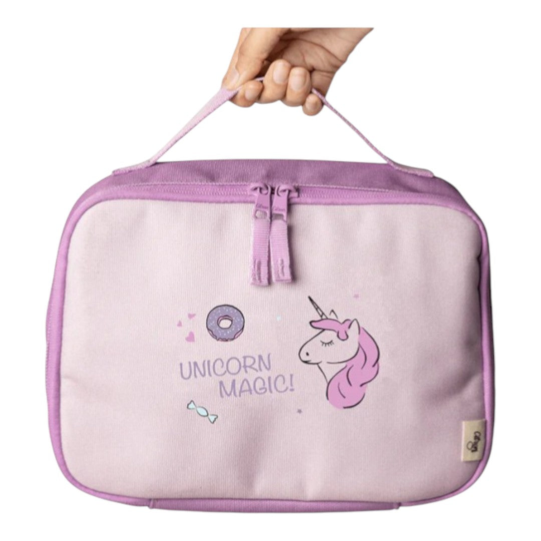 Insulated Square Lunch bag - Stormy Unicorn