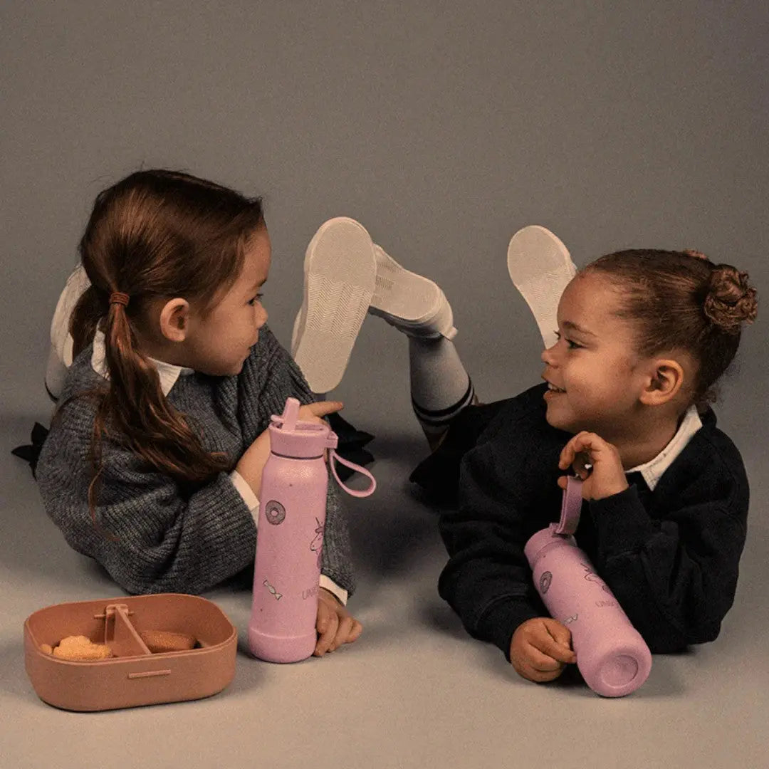 Medium water bottle - 500ml - Stormy unicorn CITRON