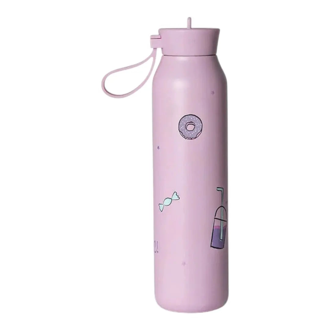 Medium water bottle - 500ml - Stormy unicorn CITRON