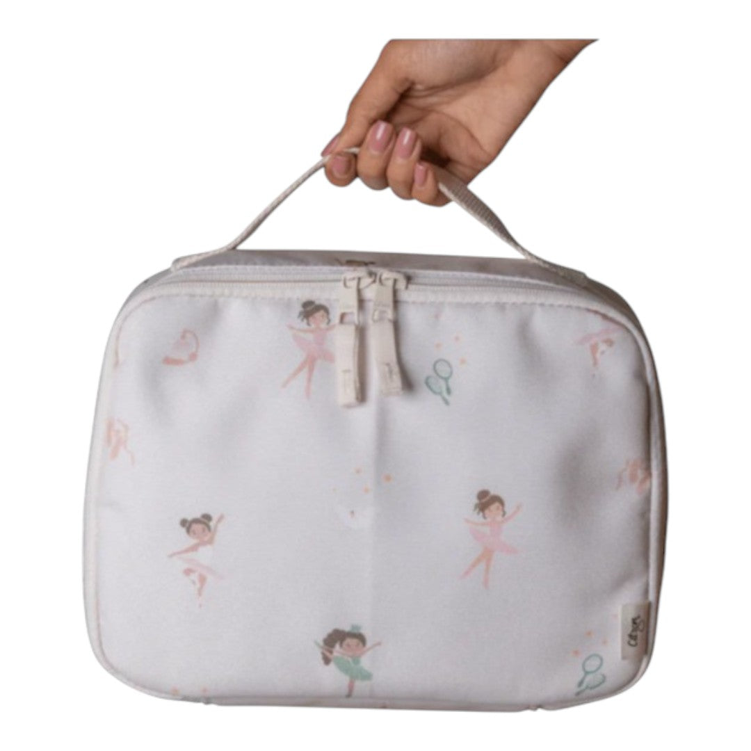 Insulated Square Lunch bag - Ballerina
