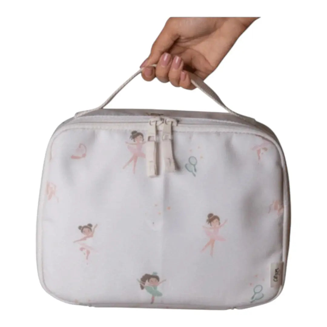 Insulated Square Lunch bag - Ballerina CITRON