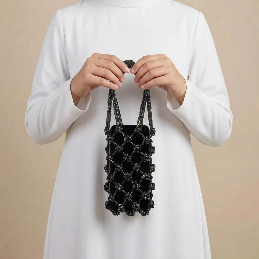 Layali Macramé Phone Bag