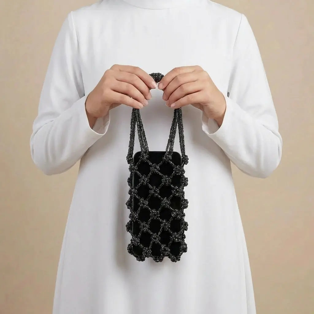 Layali Macramé Phone Bag LAYALEE