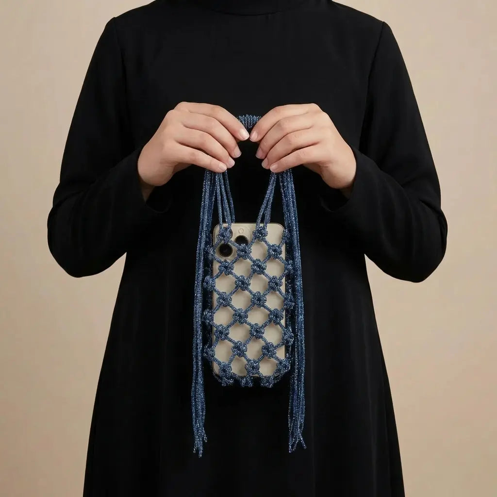 Layali Macramé Phone Bag LAYALEE