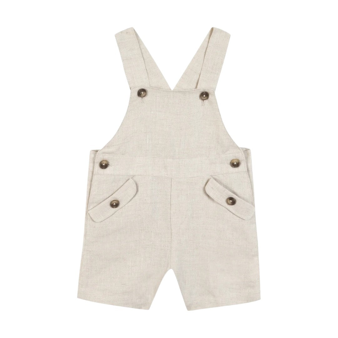 100% Linen Jumpsuit - Beige