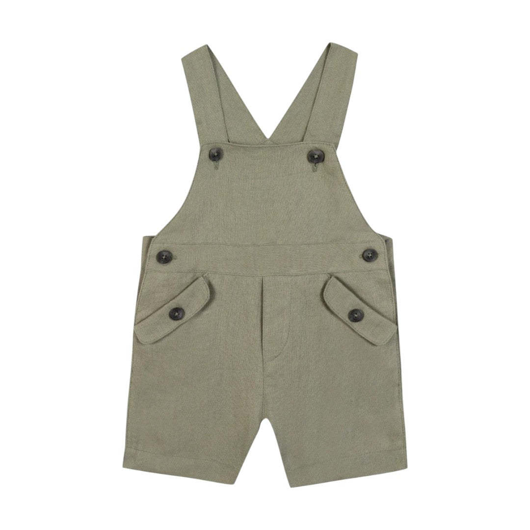 100% Linen Jumpsuit - Green