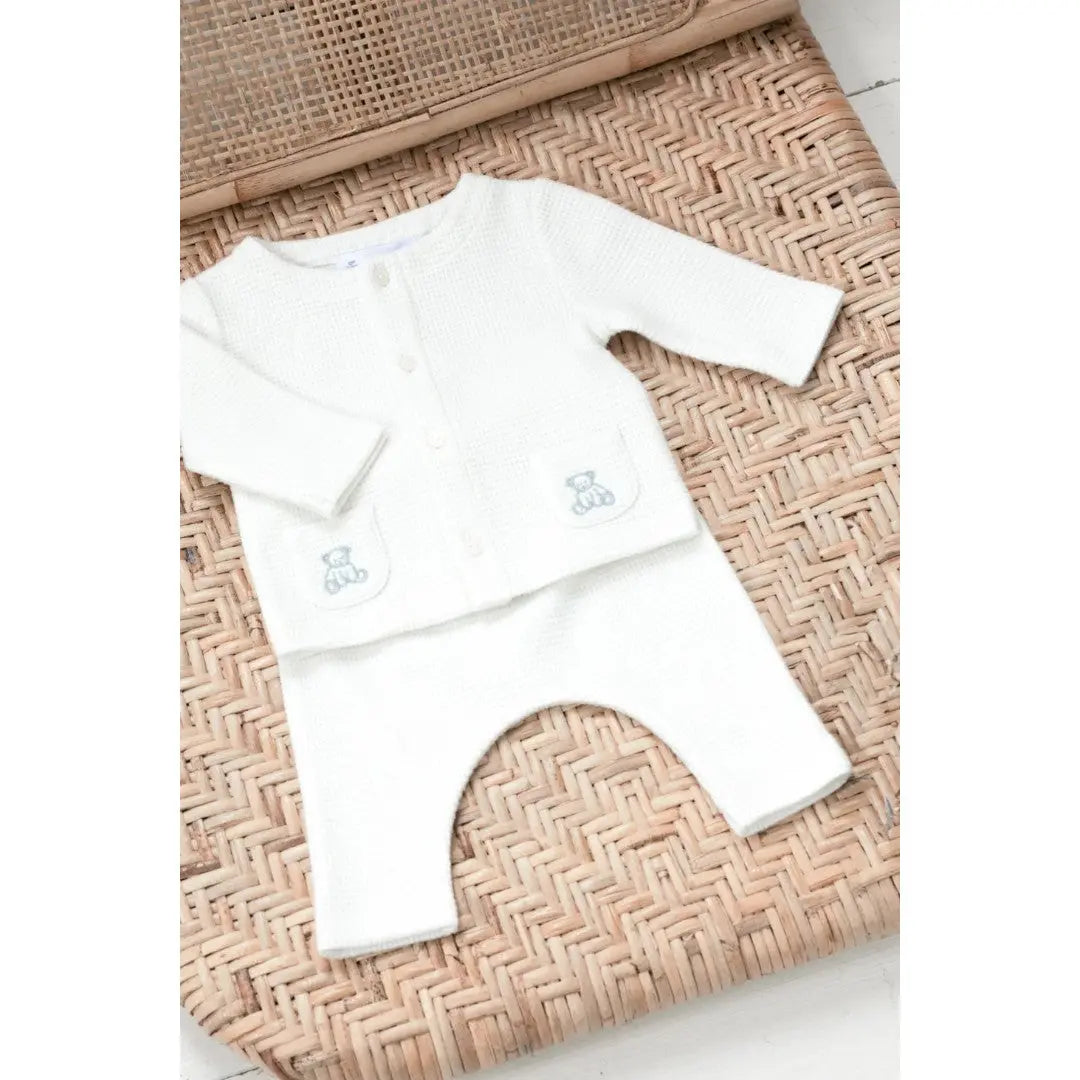 100% Cotton Knit Baby Set - Ecru TARTINE ET CHOCOLAT