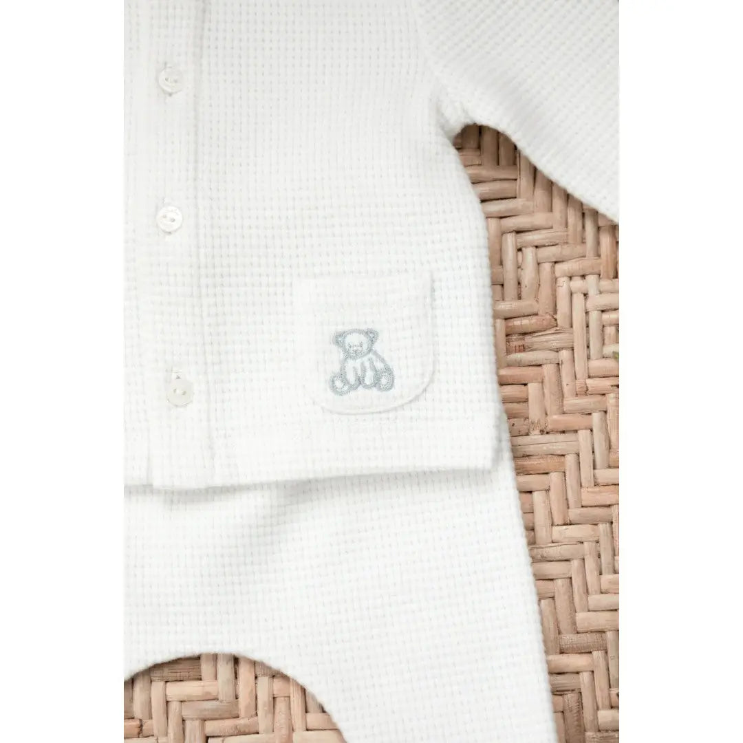 100% Cotton Knit Baby Set - Ecru TARTINE ET CHOCOLAT