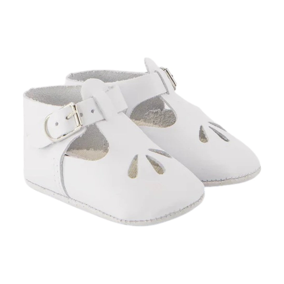 White Openwork Baby Ballerina