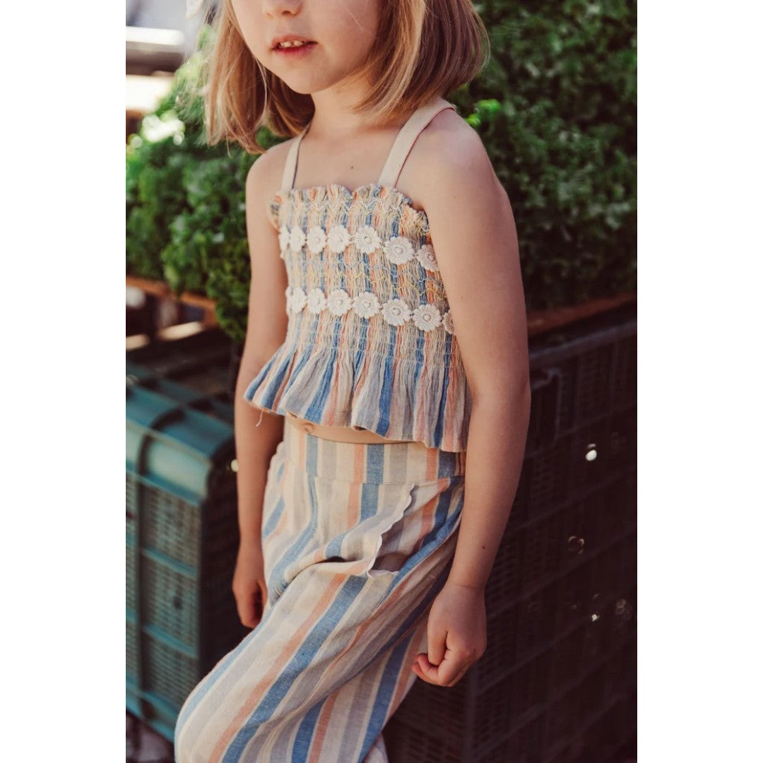 Stripes Florentina Crop Top & Stripes Pants