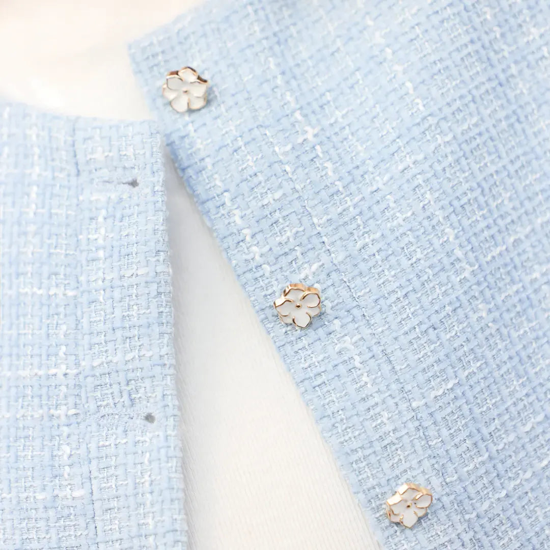 Blue Tweed Jacket TARTINE ET CHOCOLAT