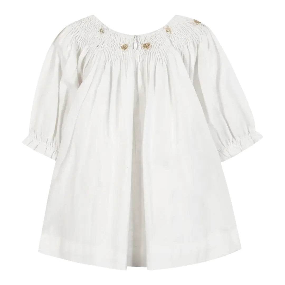 Ivory Dream Smocked Dress TARTINE ET CHOCOLAT