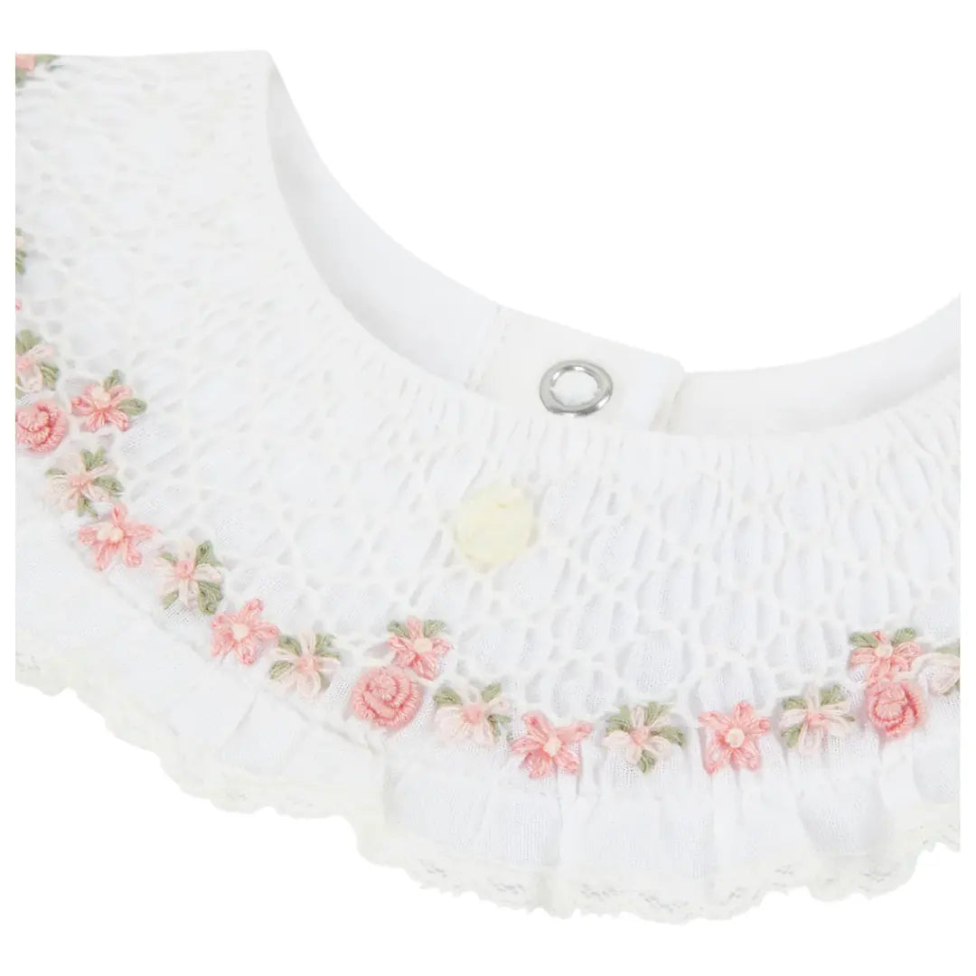 Blanche Fleur Baby Romper TARTINE ET CHOCOLAT