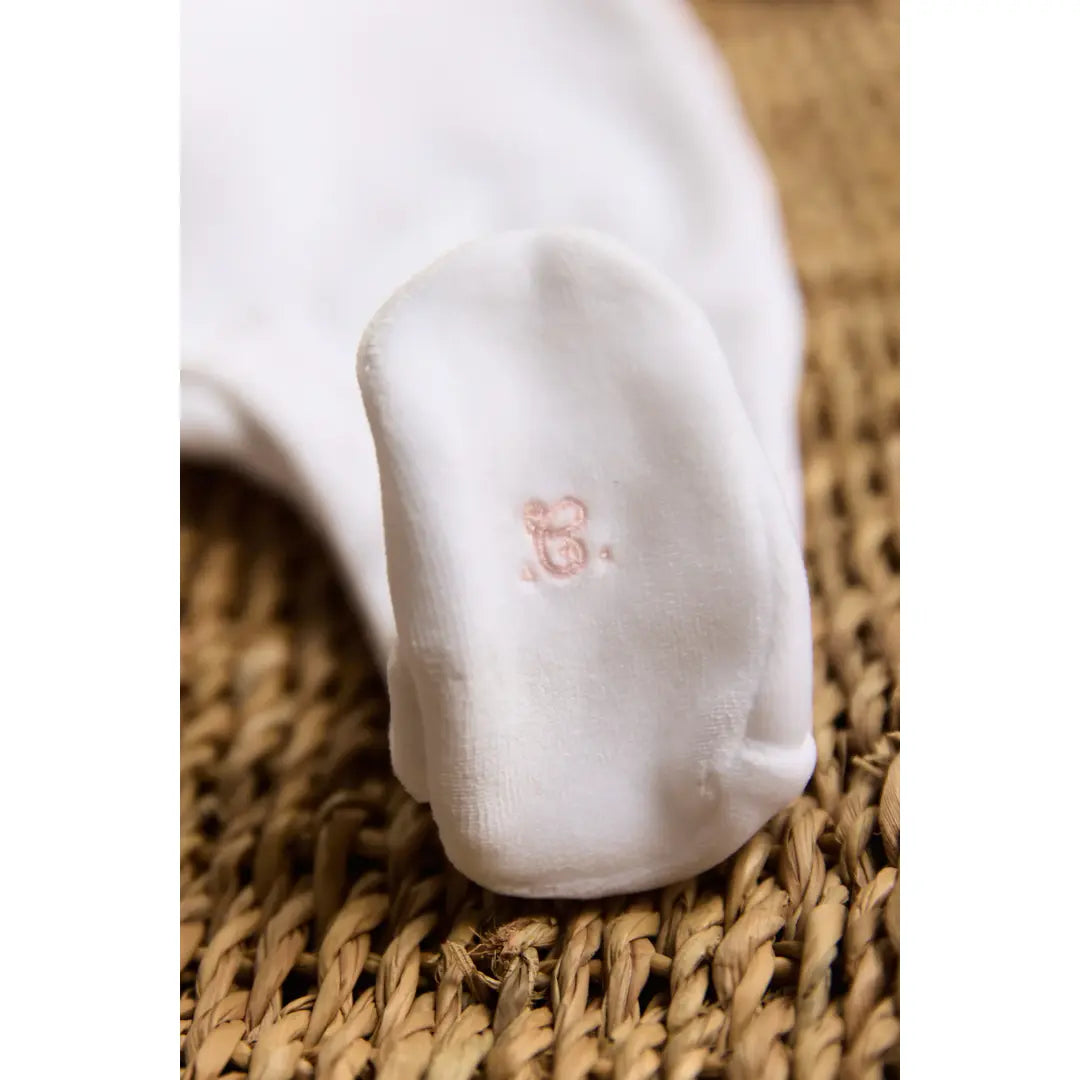 Blanche Fleur Baby Romper TARTINE ET CHOCOLAT