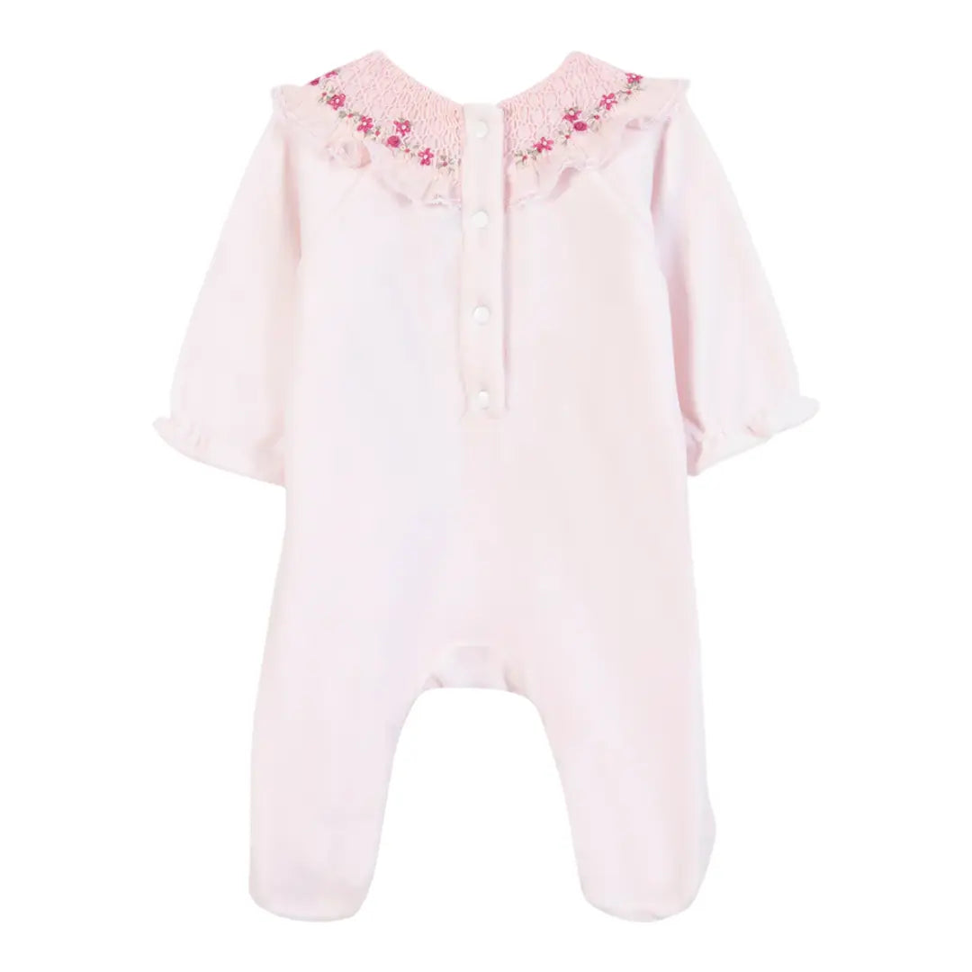 Petite Fleur Pink Romper TARTINE ET CHOCOLAT