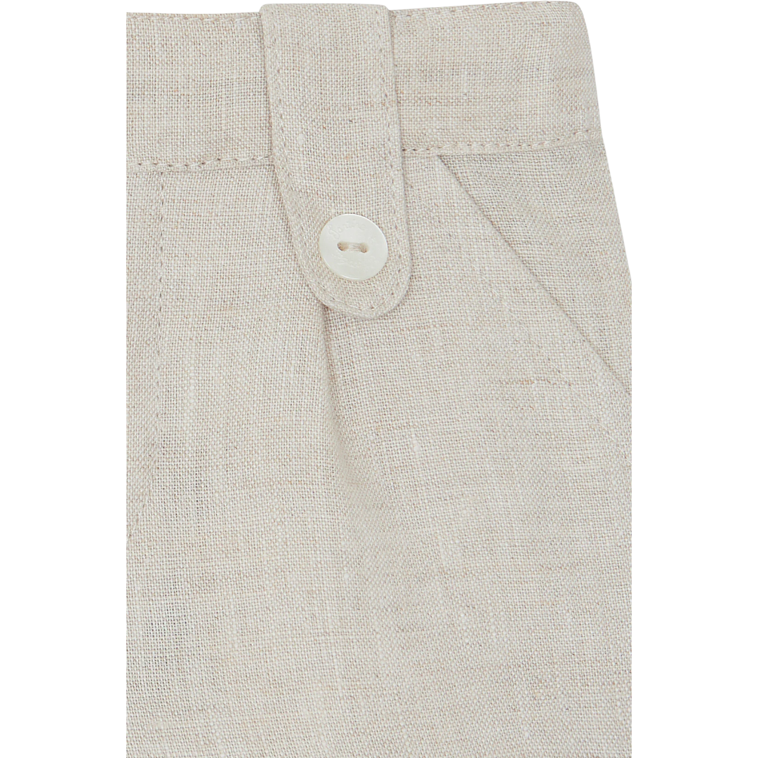 Boys Sand Linen Shorts