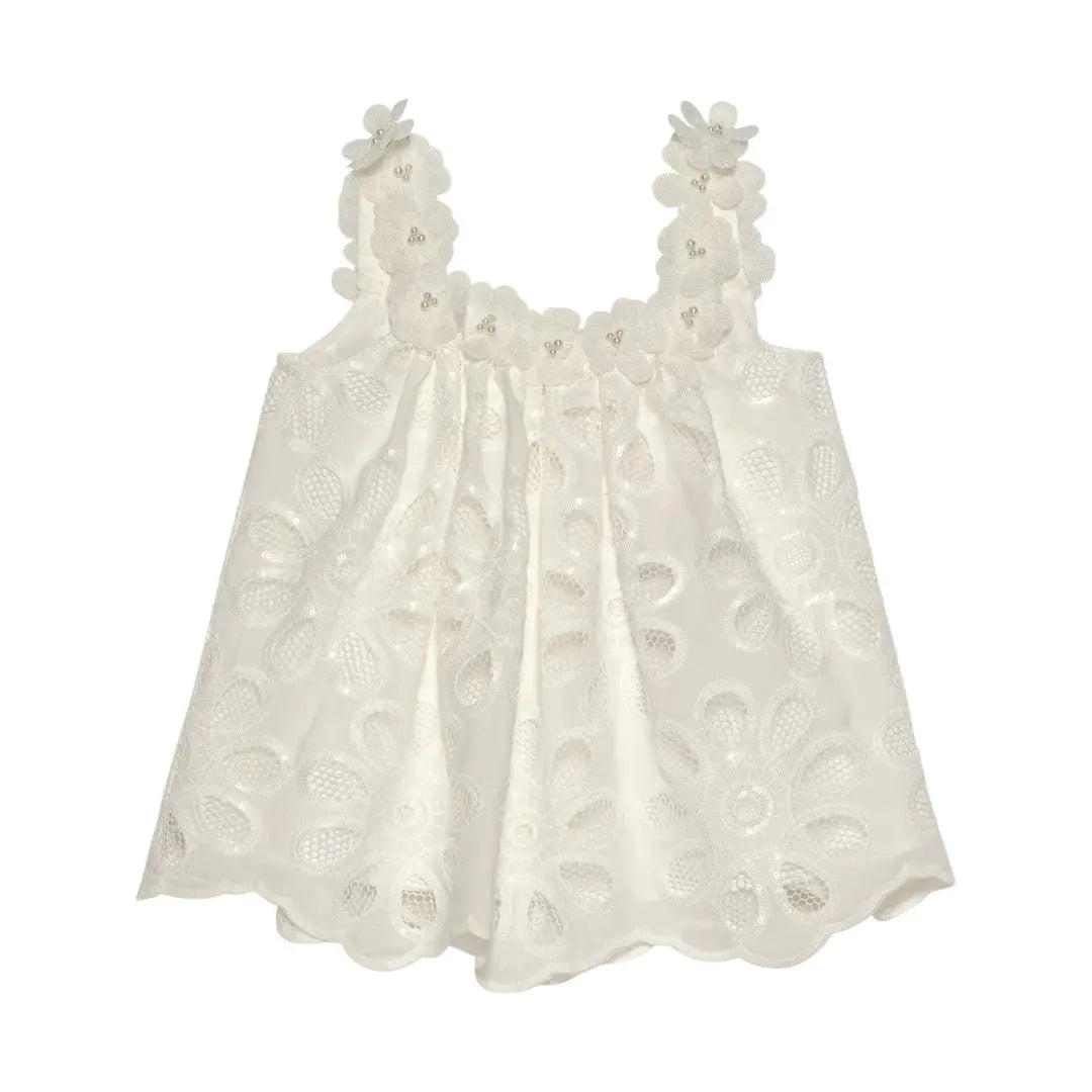 Layla Lace Top & Pants - Snow White TUTU DU MONDE