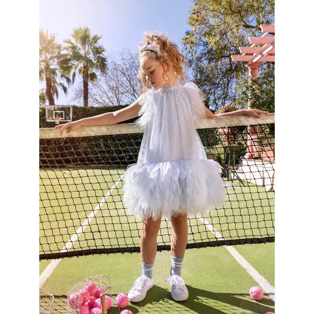 Cannes Tulle Dress - Blue Chill TUTU DU MONDE