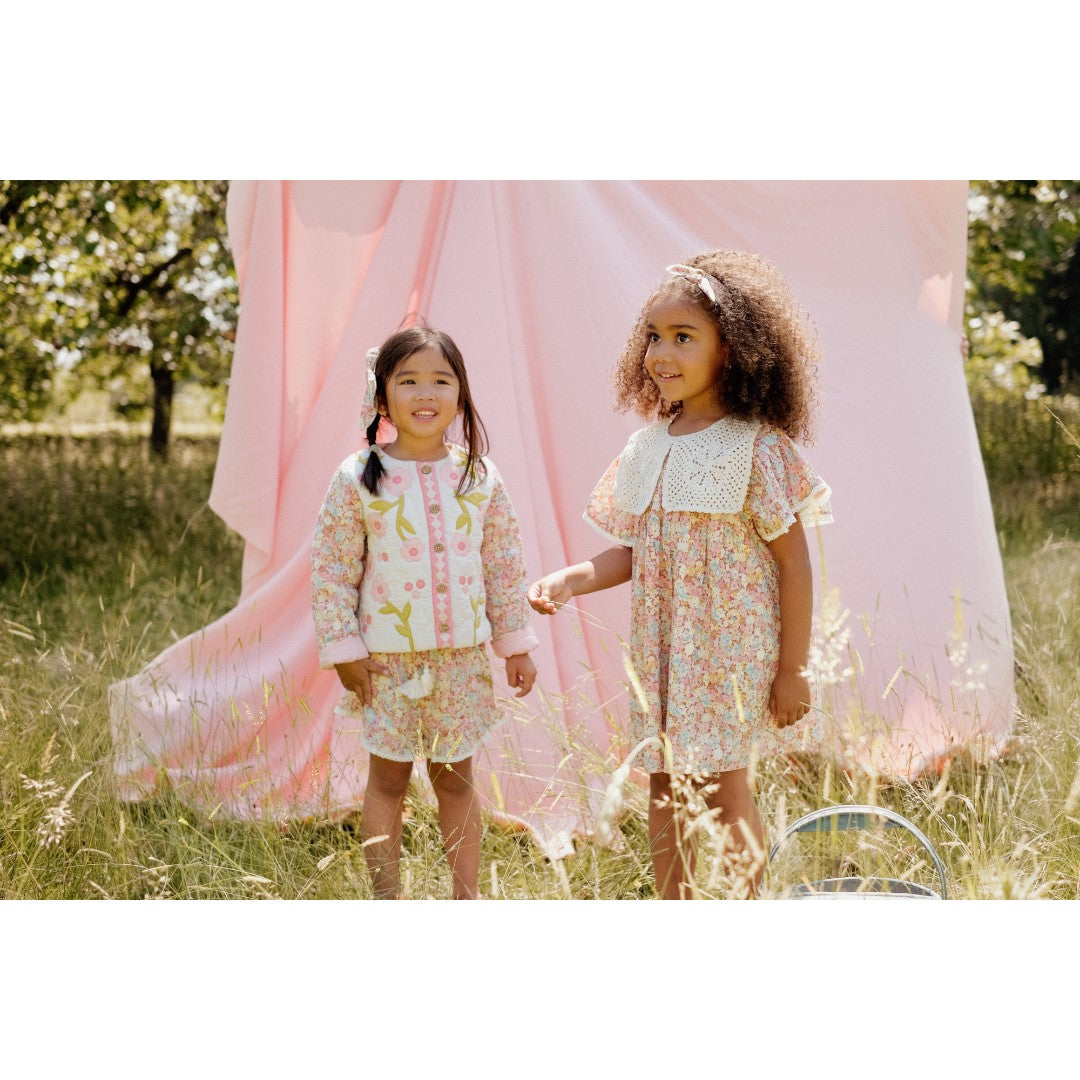 Dress Warisa - Pink Sweet Pastel