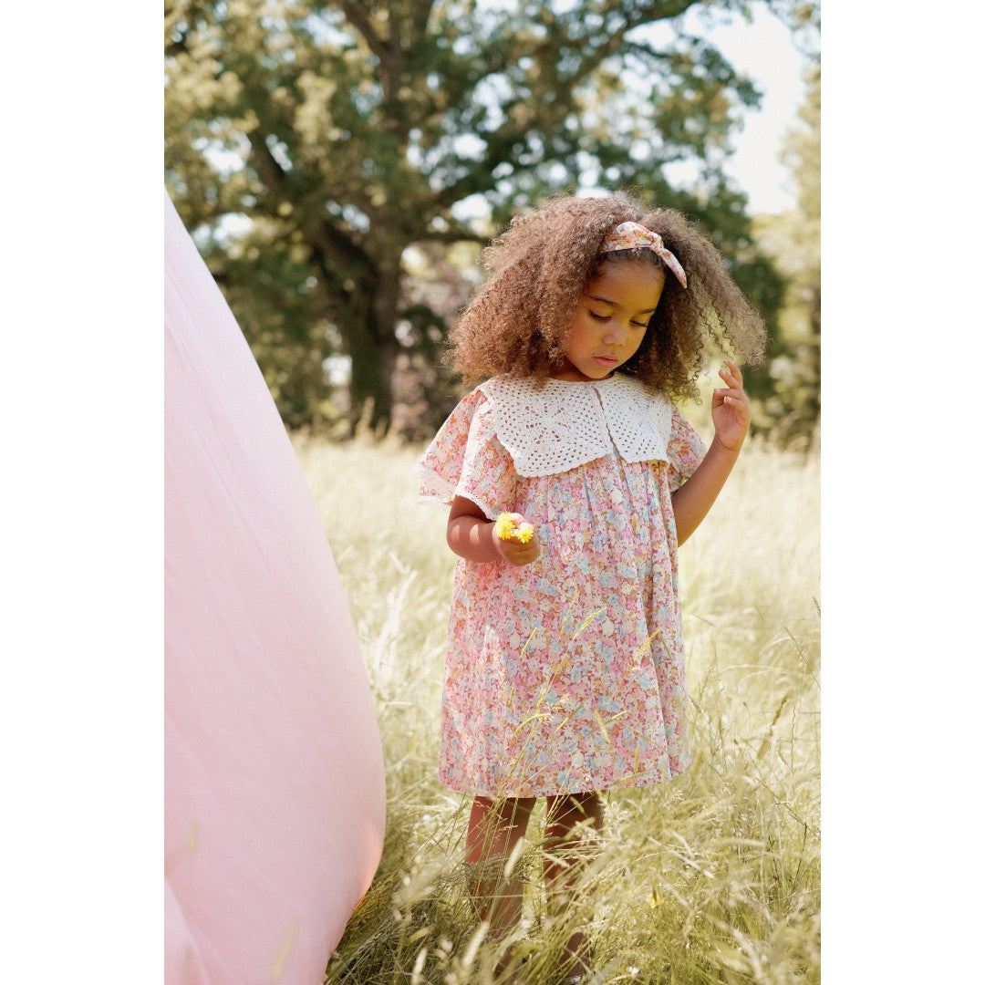 Dress Warisa - Pink Sweet Pastel
