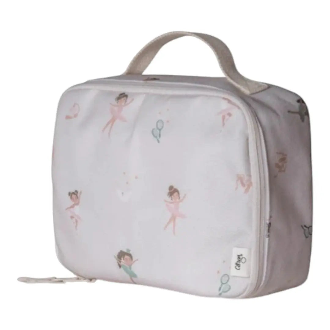 Insulated Square Lunch bag - Ballerina CITRON