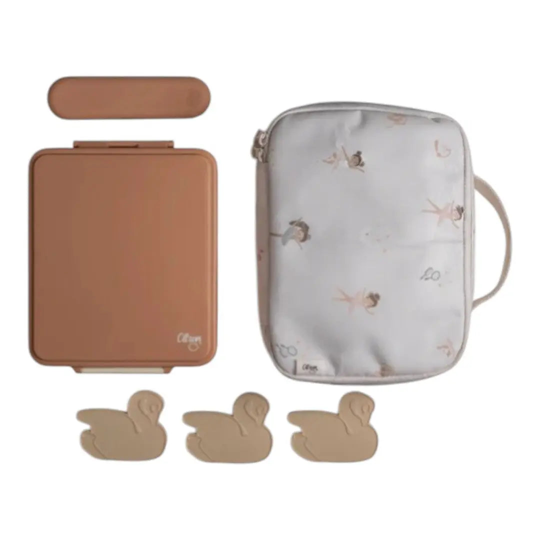 Insulated Square Lunch bag - Ballerina CITRON