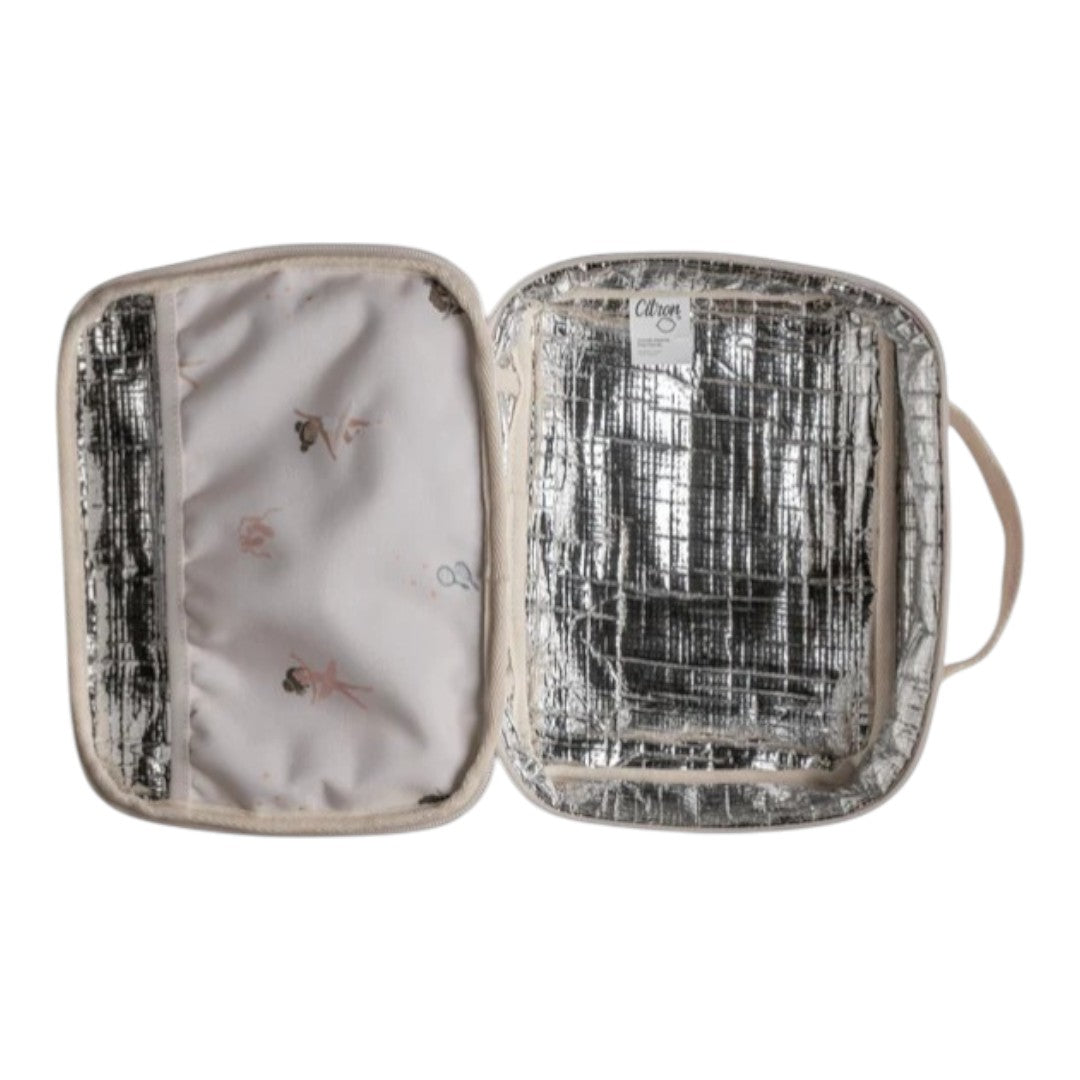 Insulated Square Lunch bag - Ballerina