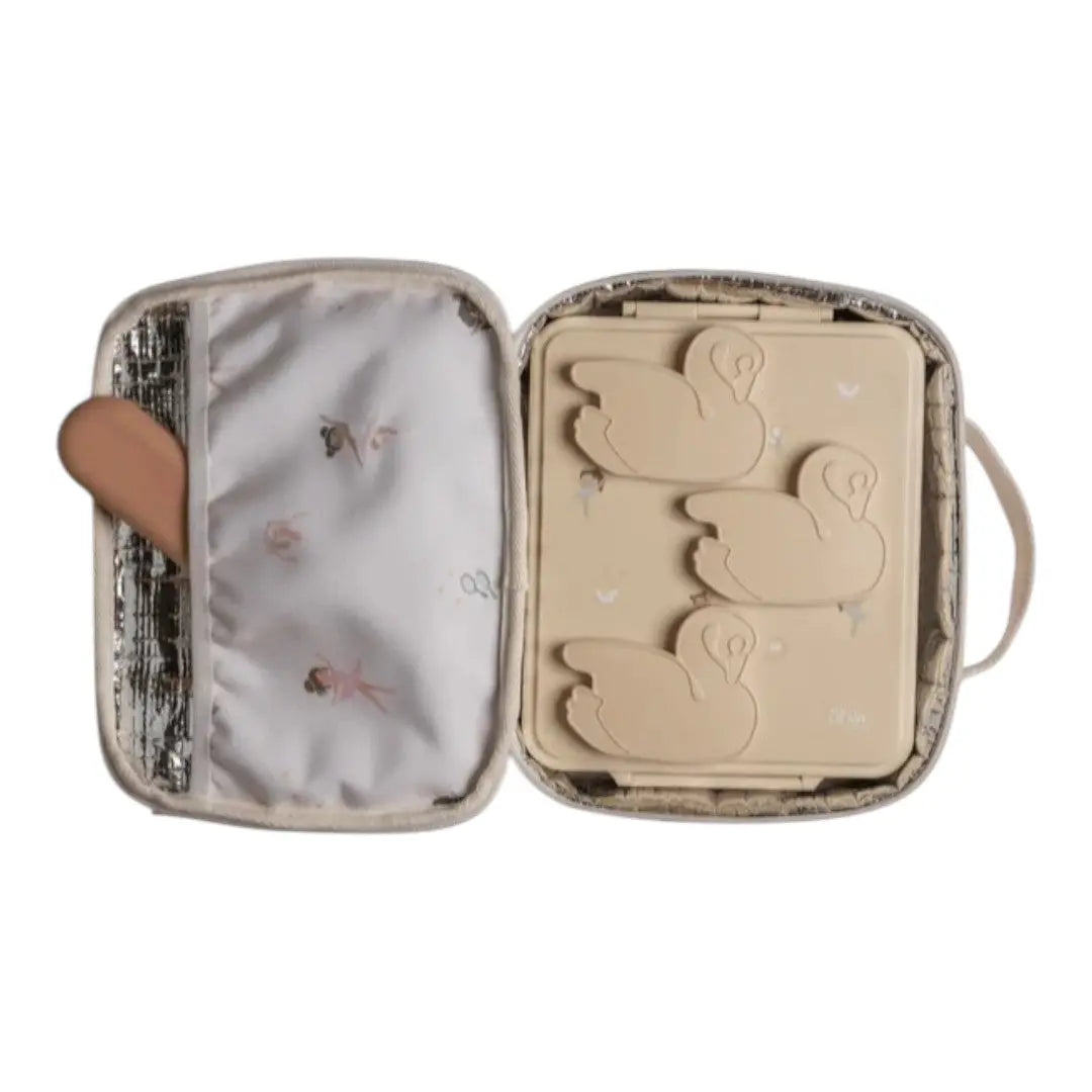 Insulated Square Lunch bag - Ballerina CITRON