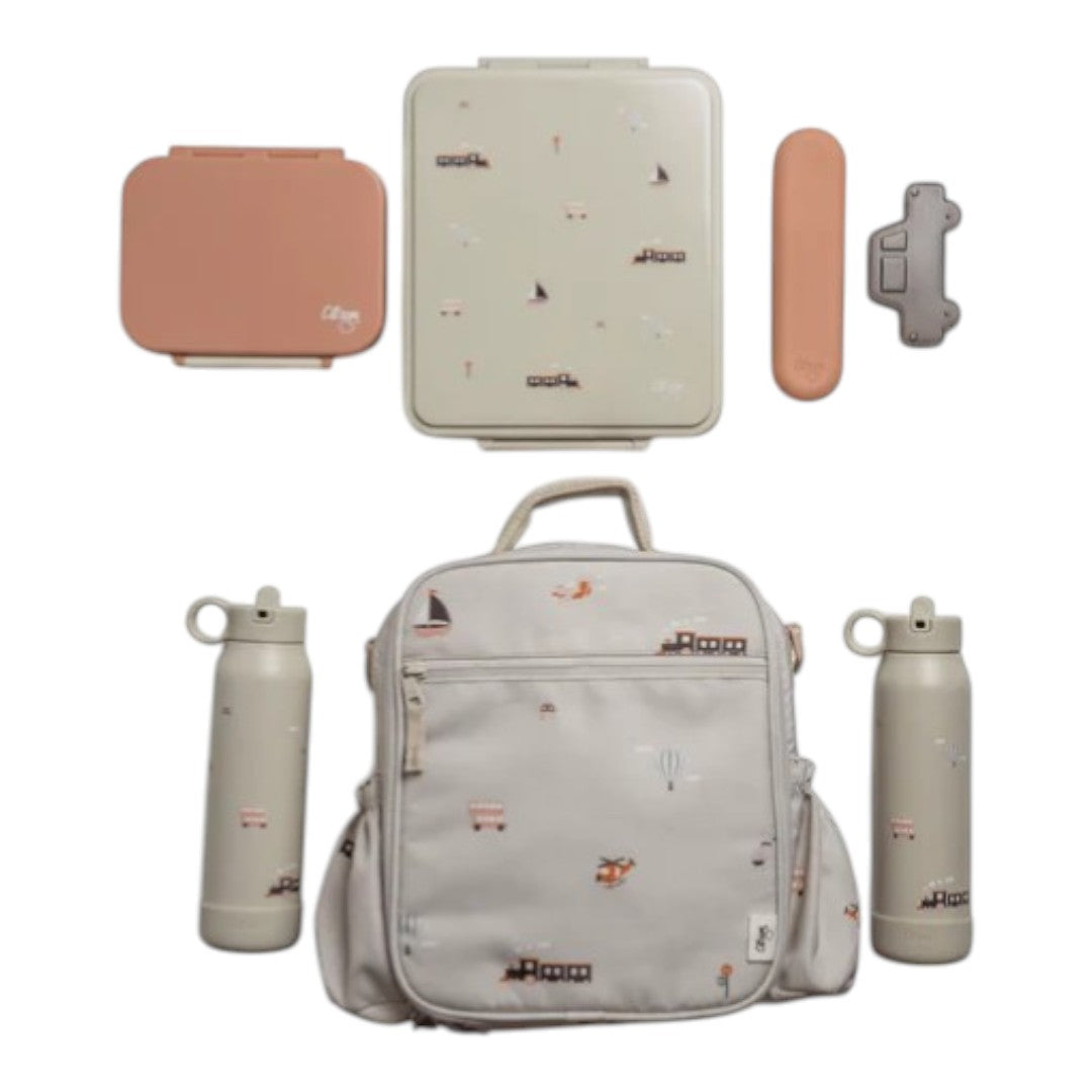 Thermal Classic Lunch Bag Backpack - Vehicles