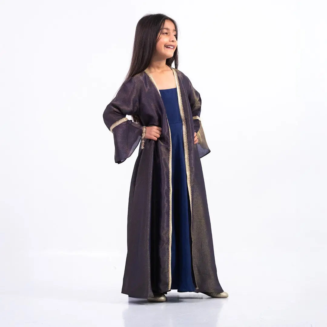 Royal Blue Daraa Two Piece Set THE RAMADAN EDIT