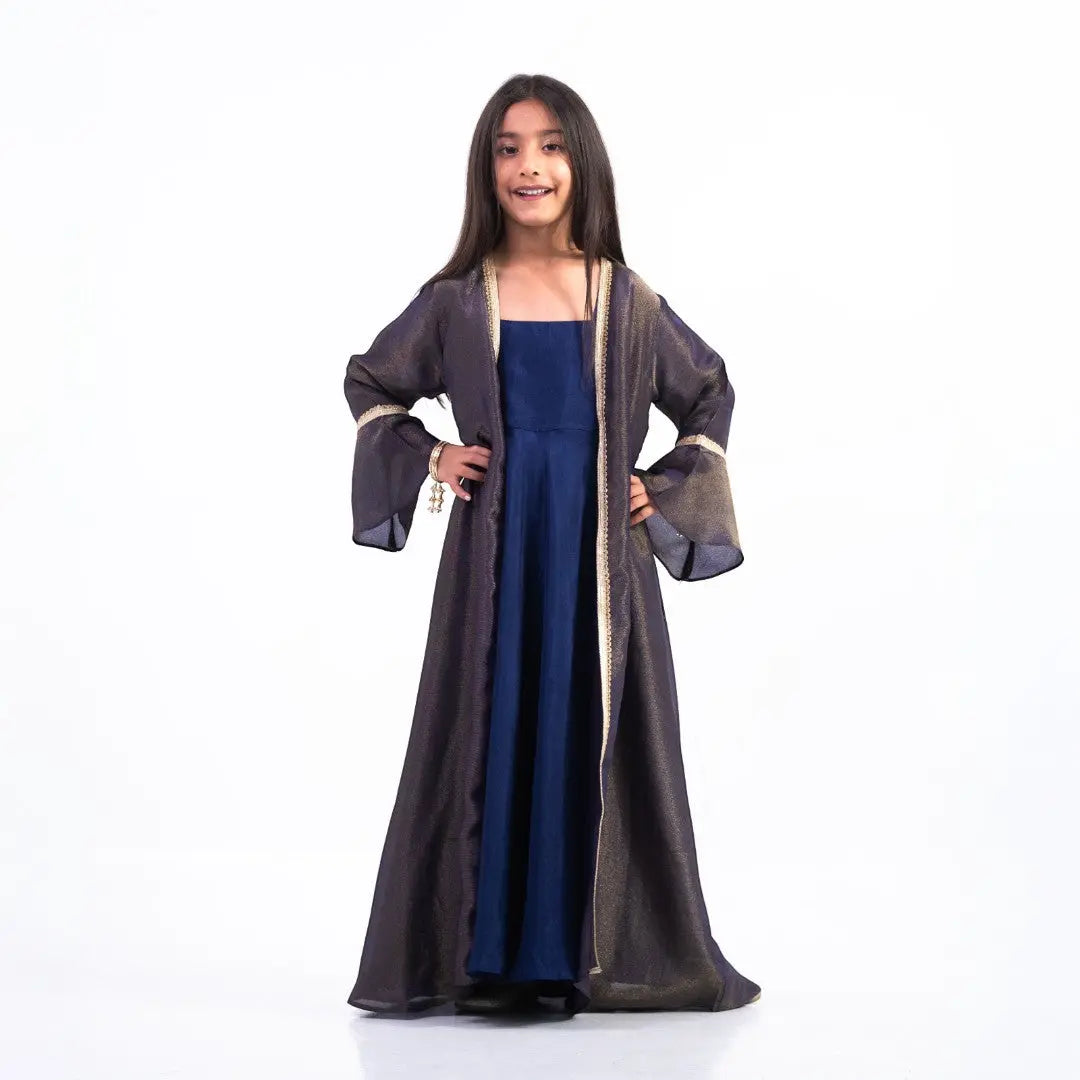 Royal Blue Daraa Two Piece Set THE RAMADAN EDIT