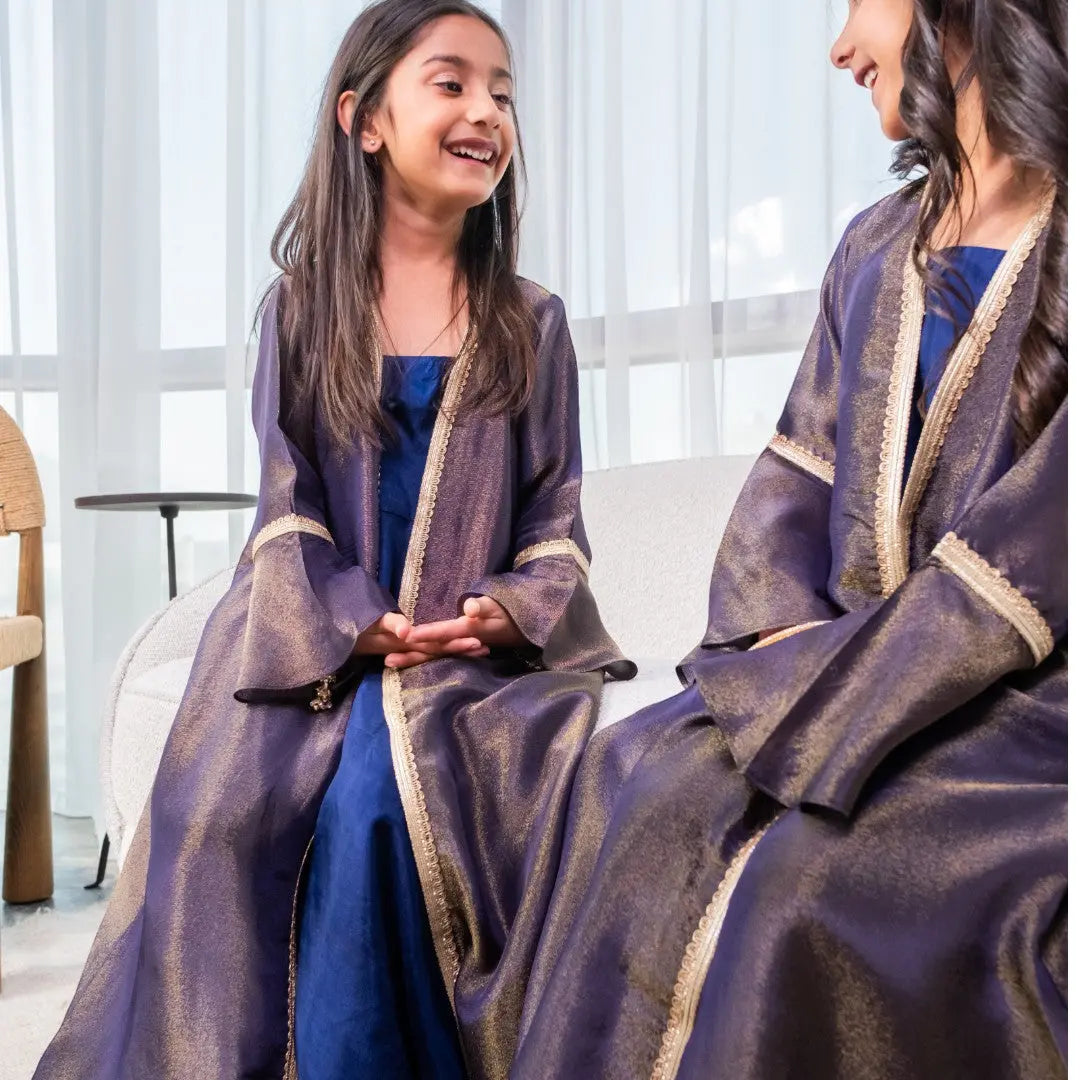 Royal Blue Daraa Two Piece Set THE RAMADAN EDIT