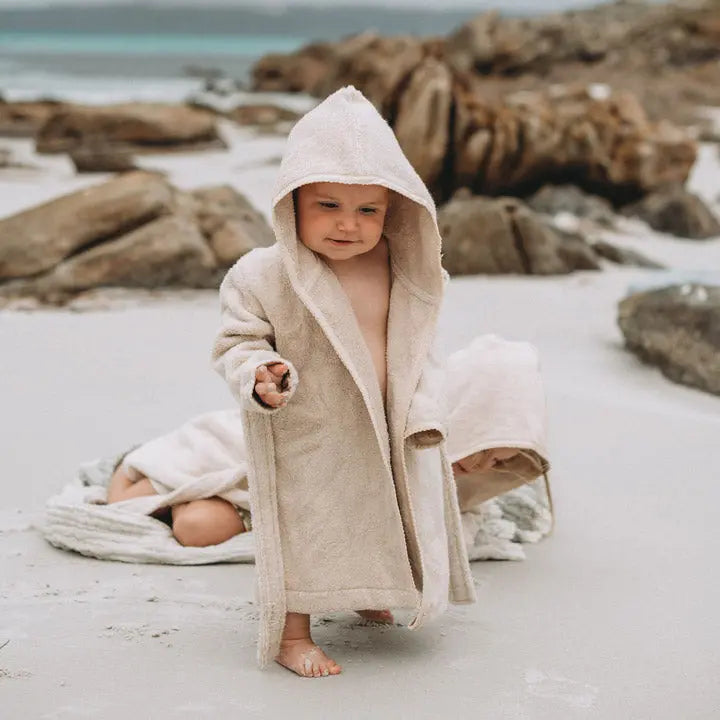 Sand Terry Bath Robe GARBO & FRIENDS