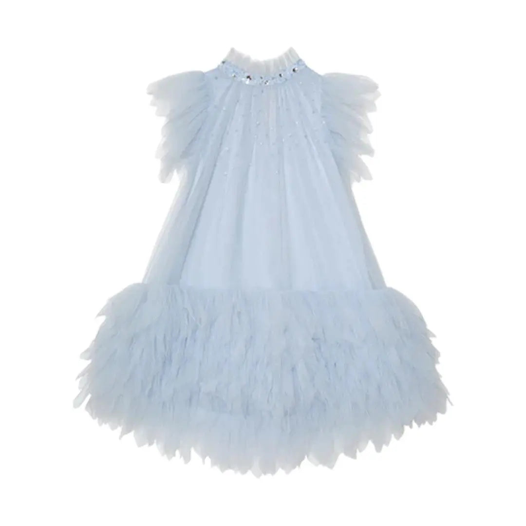 Cannes Tulle Dress - Blue Chill TUTU DU MONDE
