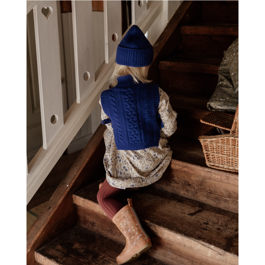 Cobalt Knitted Beanie