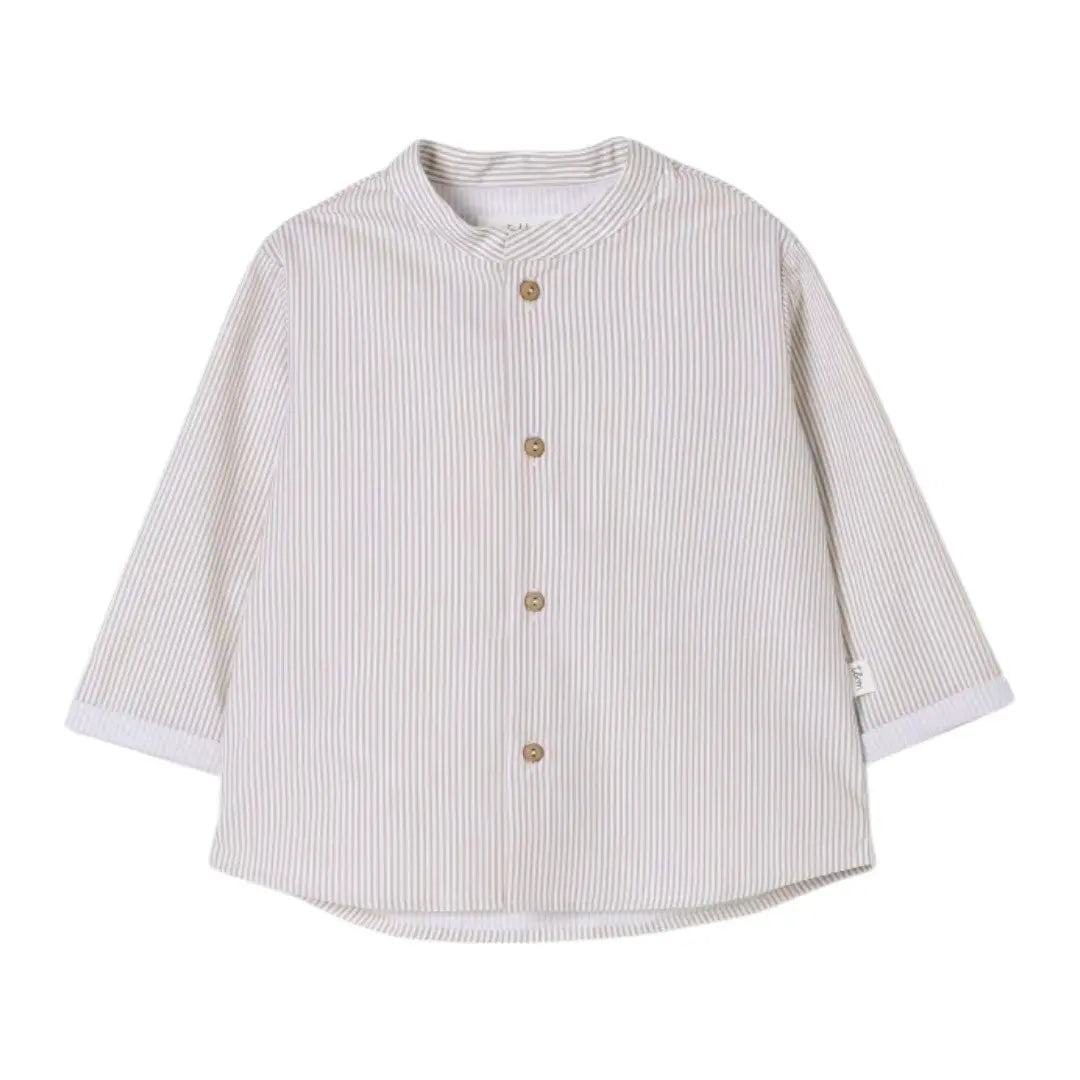 Beige Shirt & Trousers Sage Green TEDDY & MINOU