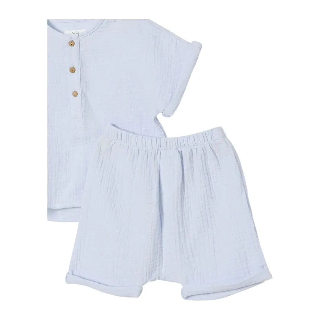 Baby Two Piece Set Anise Blue TEDDY & MINOU