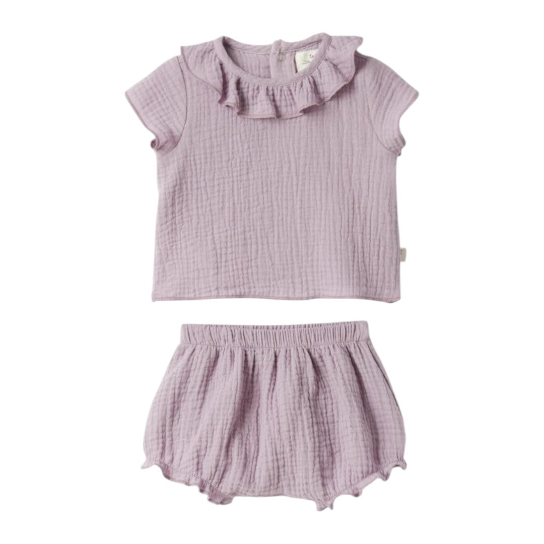 Baby Girl Two Piece Set Lavender