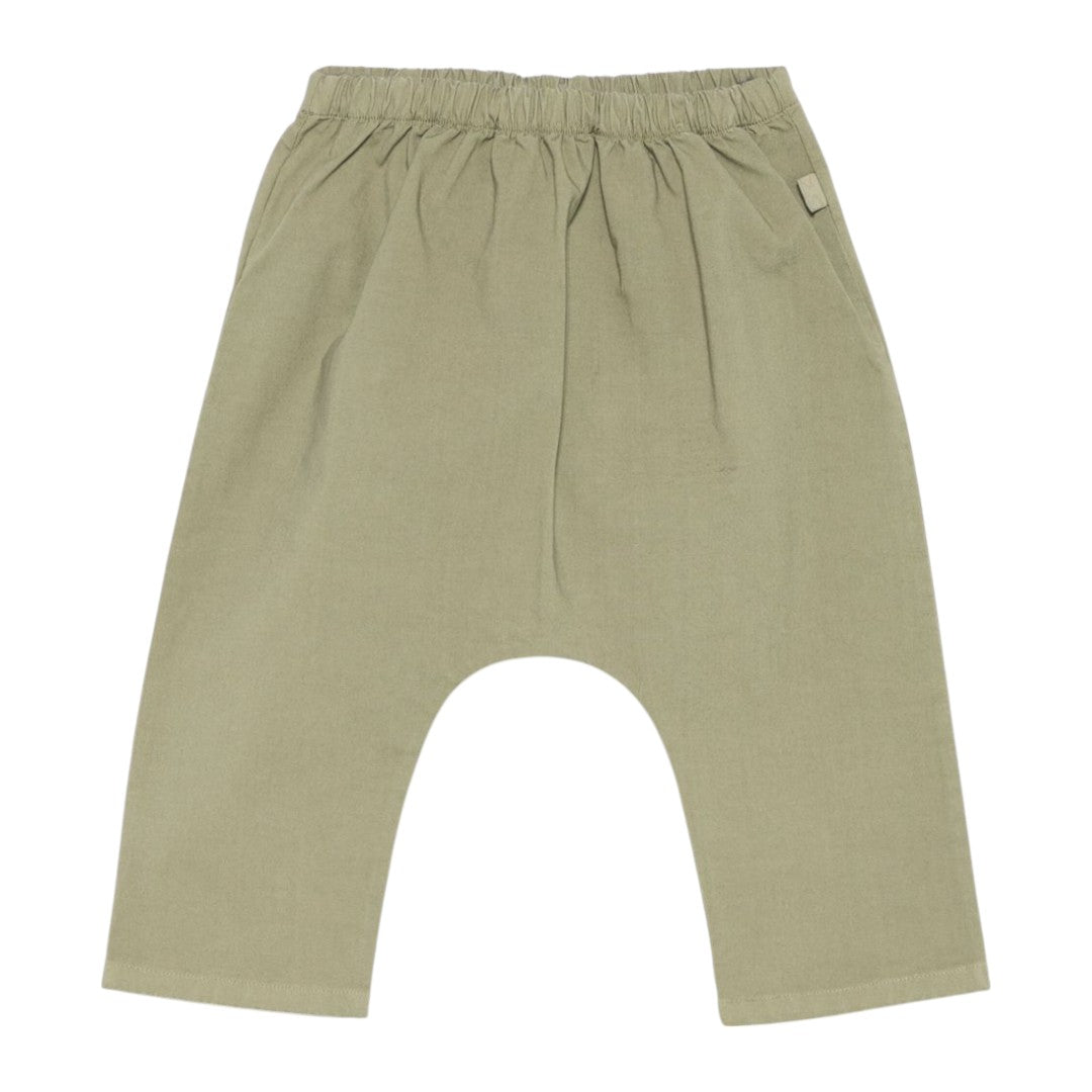 Beige Shirt & Trousers Sage Green