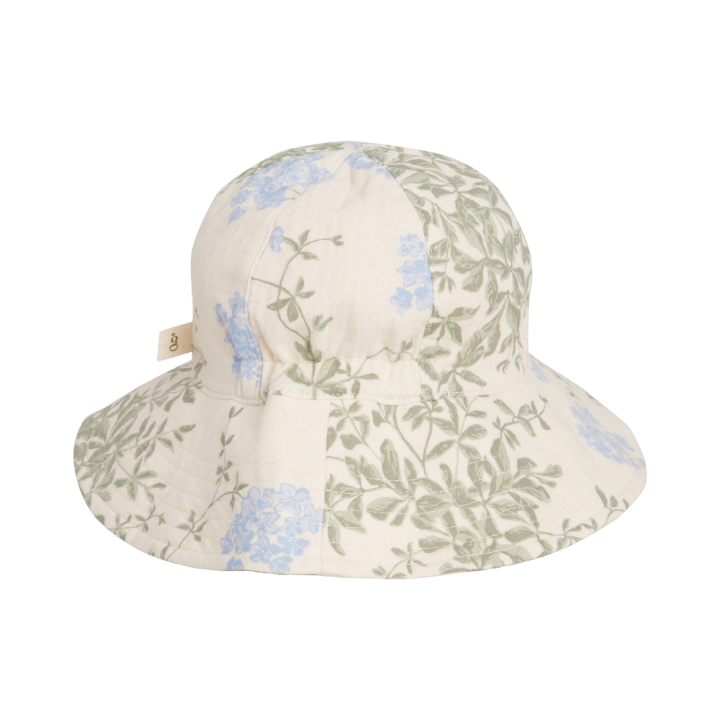 Muslin Sun hat Plumbago
