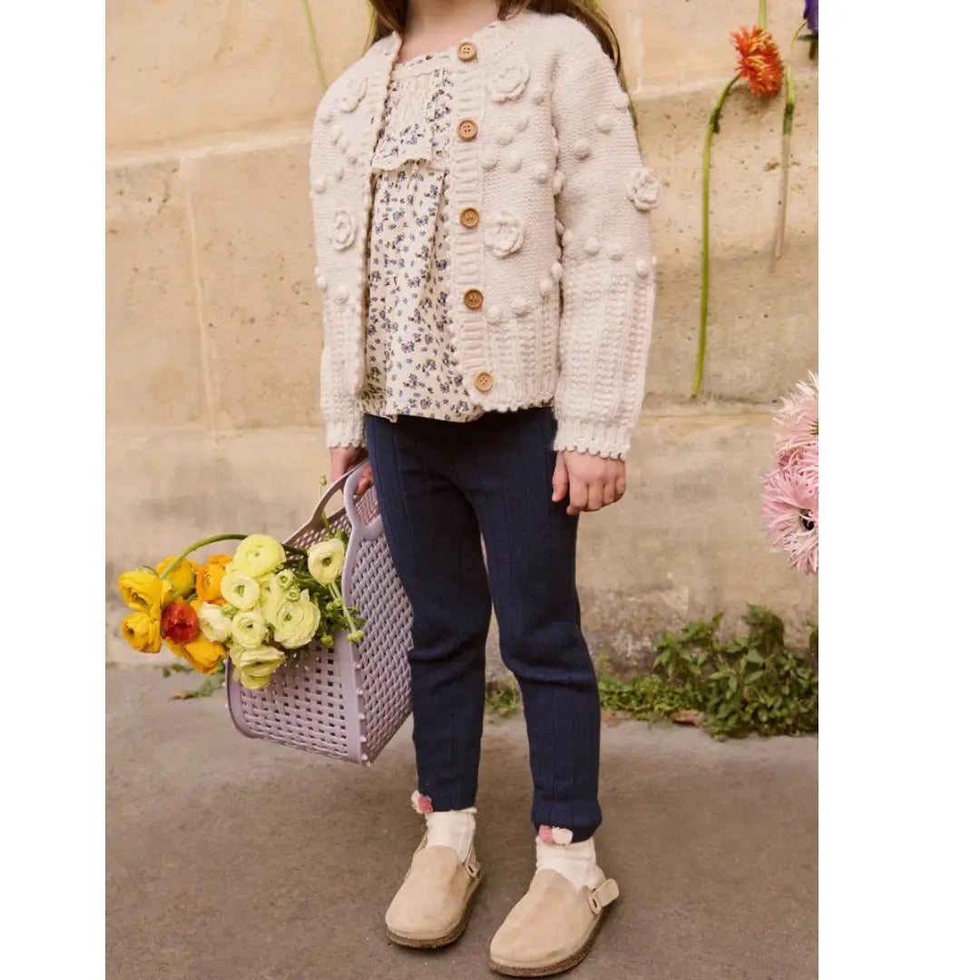 Marine Blue Leggings Moldavia LOUISE MISHA