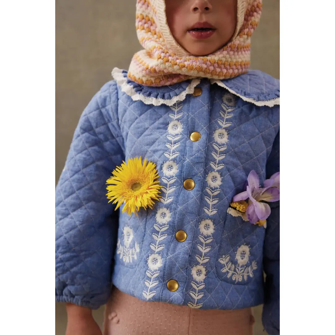 Blue Chambray - Coat Jouliana LOUISE MISHA